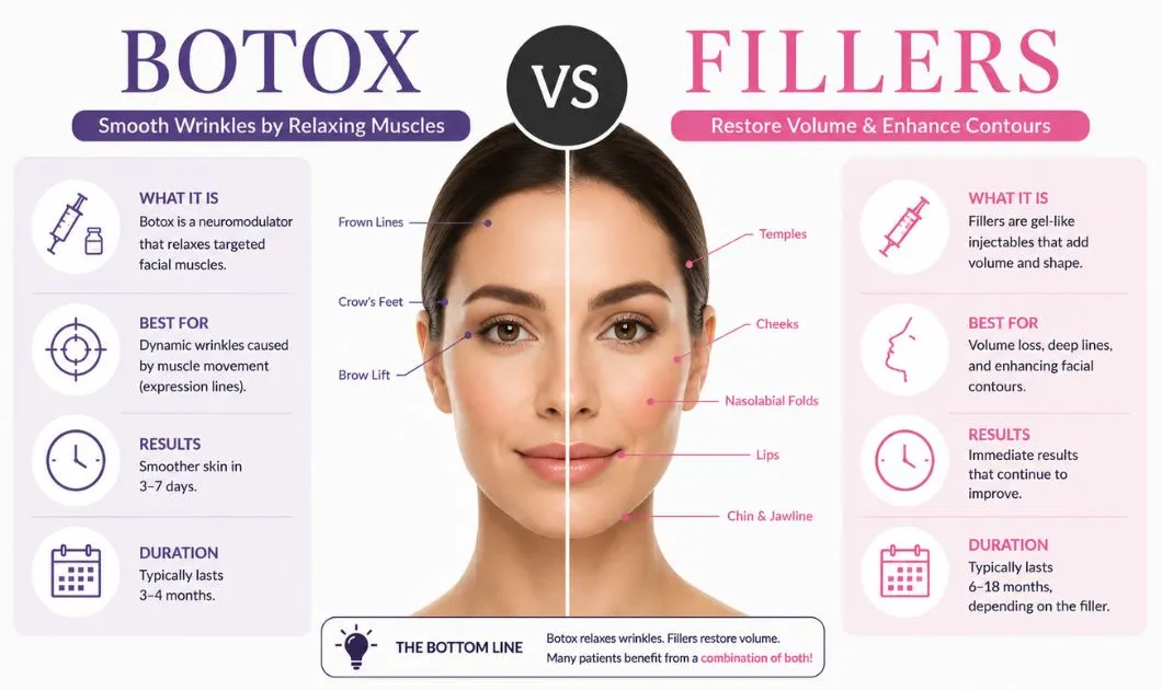 Botox vs. fillers