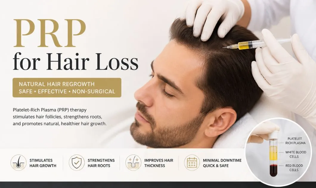 PRP for Hair Loss in Dubai
