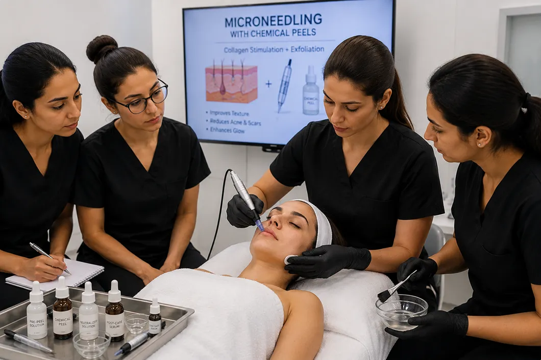 Microneedling with Chemical Peels