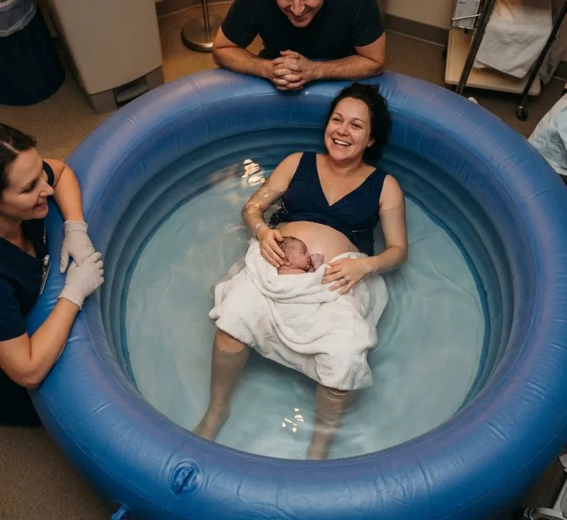Water Birth Delivery for Natural Childbirth