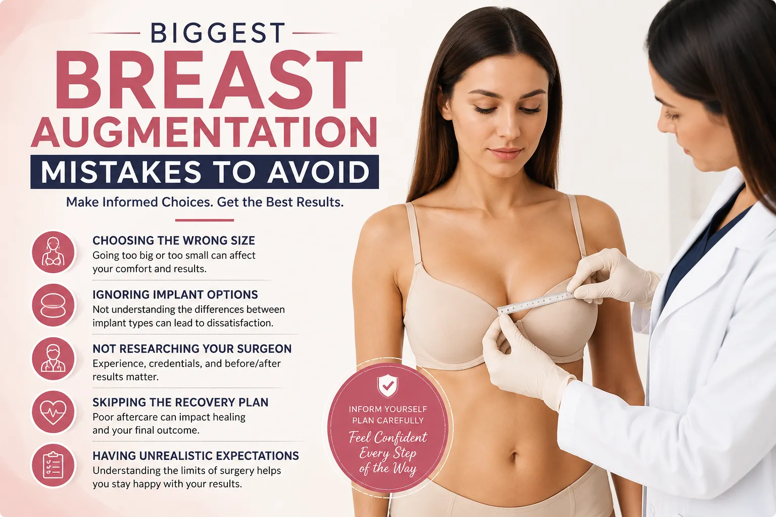Biggest Breast Augmentation Mistakes to Avoid