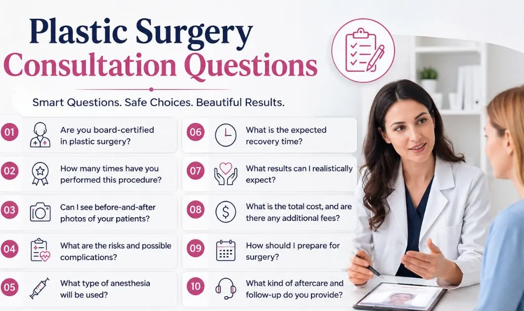 plastic surgery consultation questions