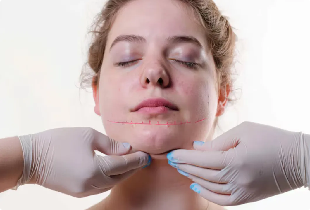 facelift scars