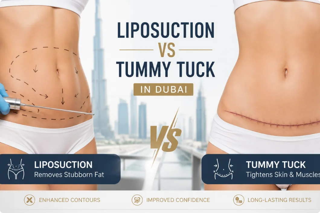 liposuction vs tummy tuck