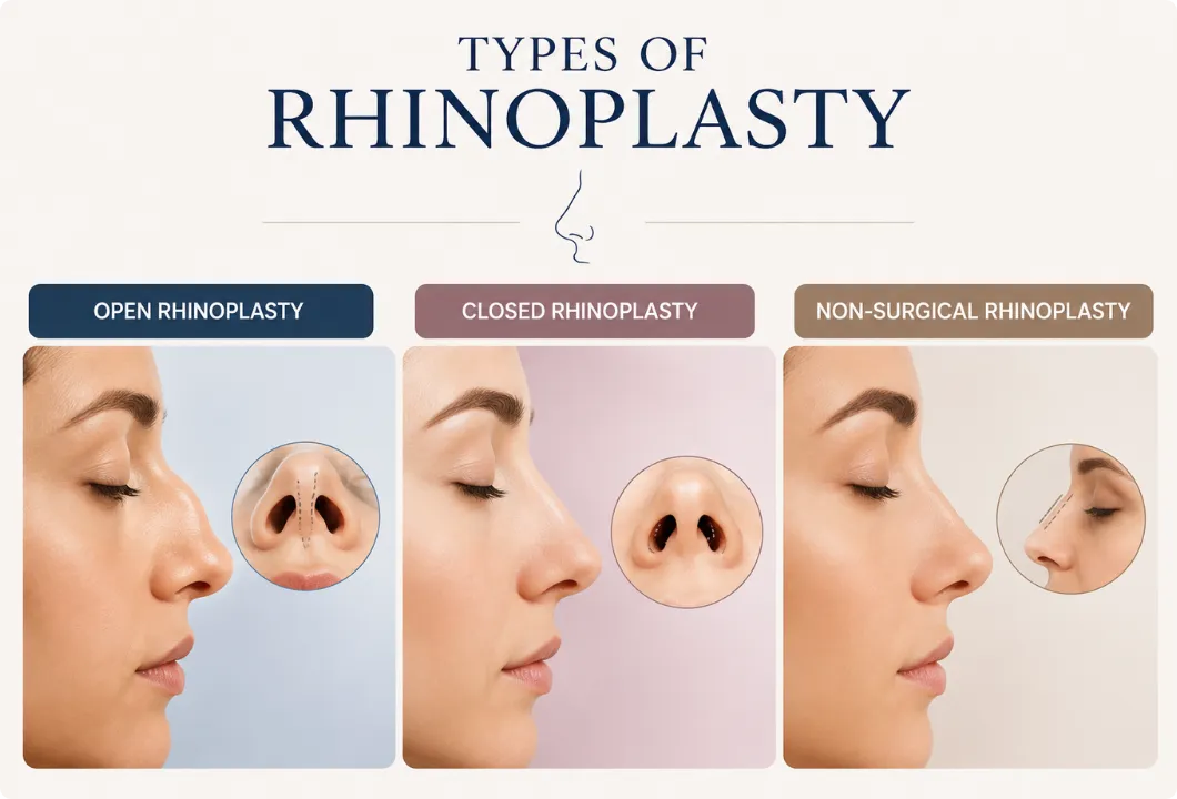 types of rhinoplasty